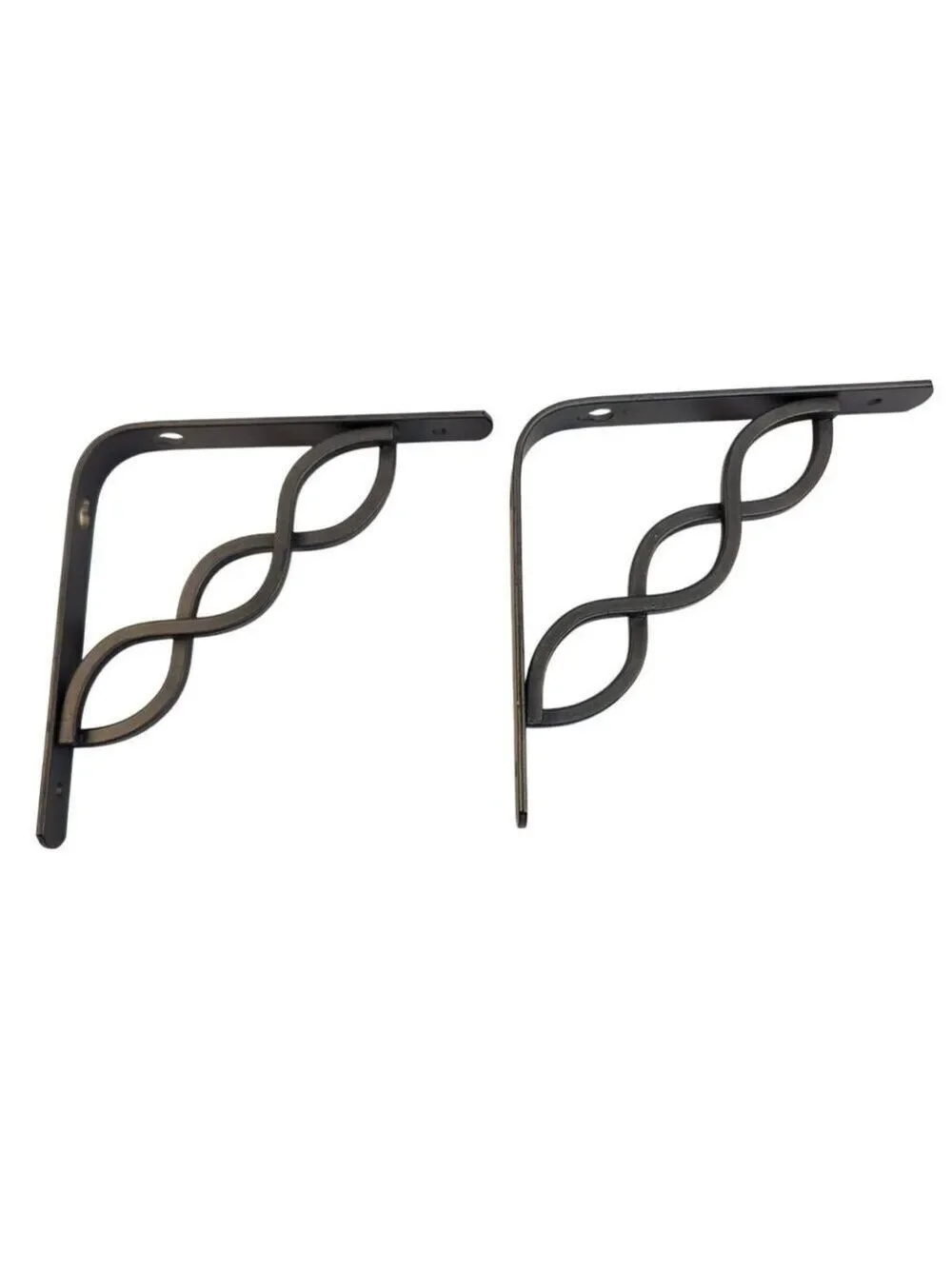 Decorative Black Metal Shelf Brackets 6
